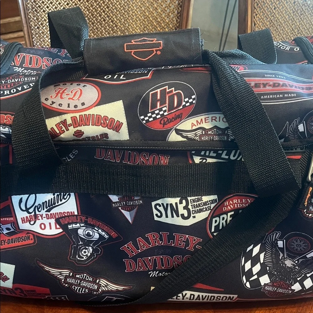 Harley-Davidson Multi-Color Graphic Duffel Bag